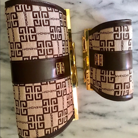 Vintage Givenchy Monogram Clutch and Coin Purse - Picture 4 of 7